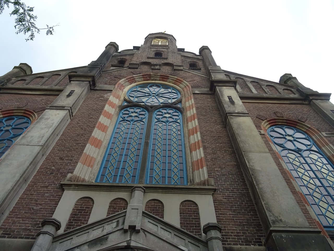 Purmerend Historic Church Facade Wallpaper