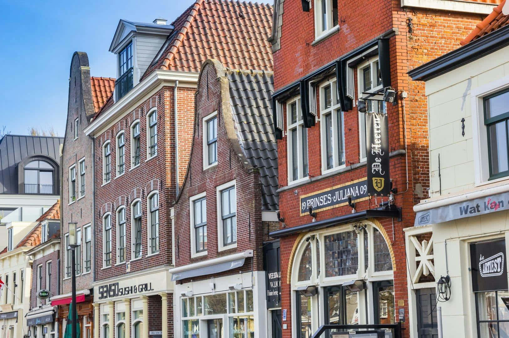 Purmerend Historic Dutch Architecture Wallpaper