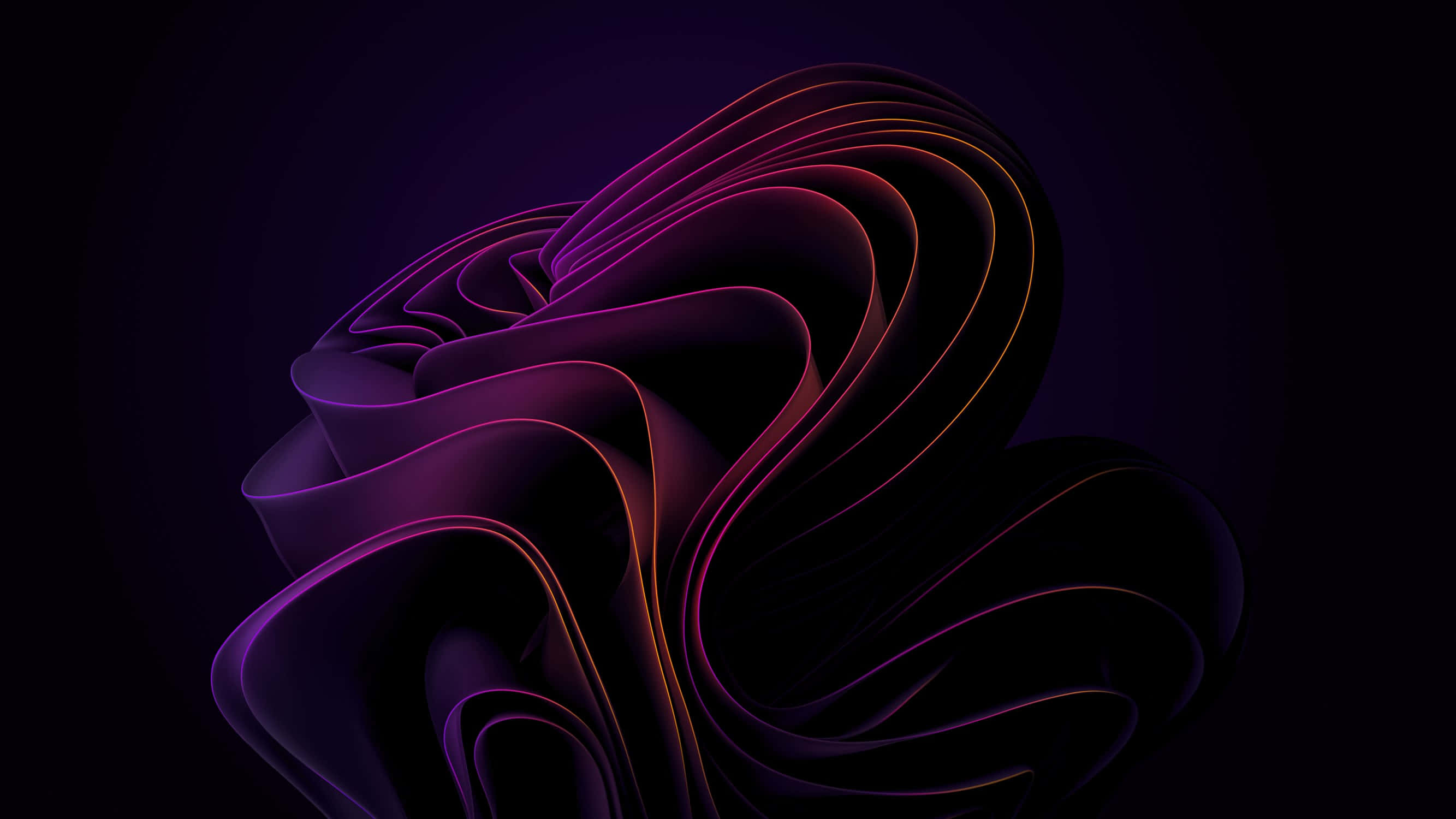 Abstract Art in Purple and Blue Wallpaper