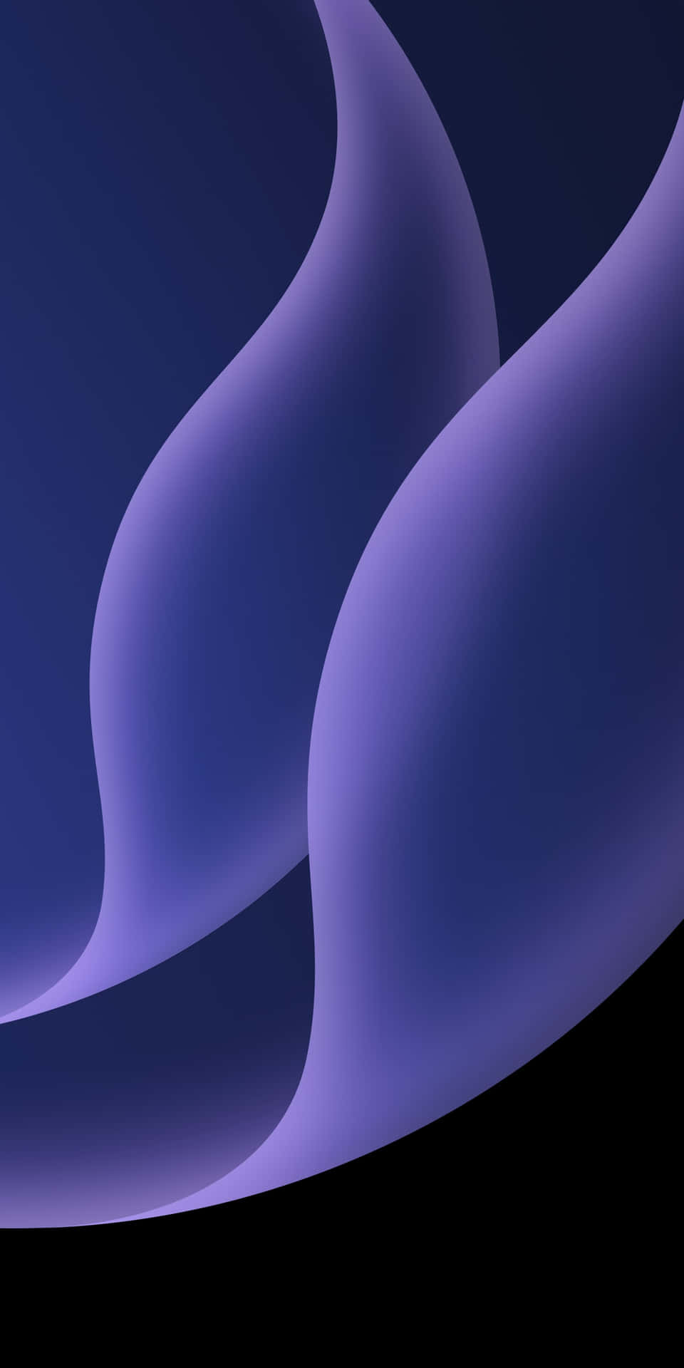 Colorful swirls of vibrant purple in an abstract pattern. Wallpaper