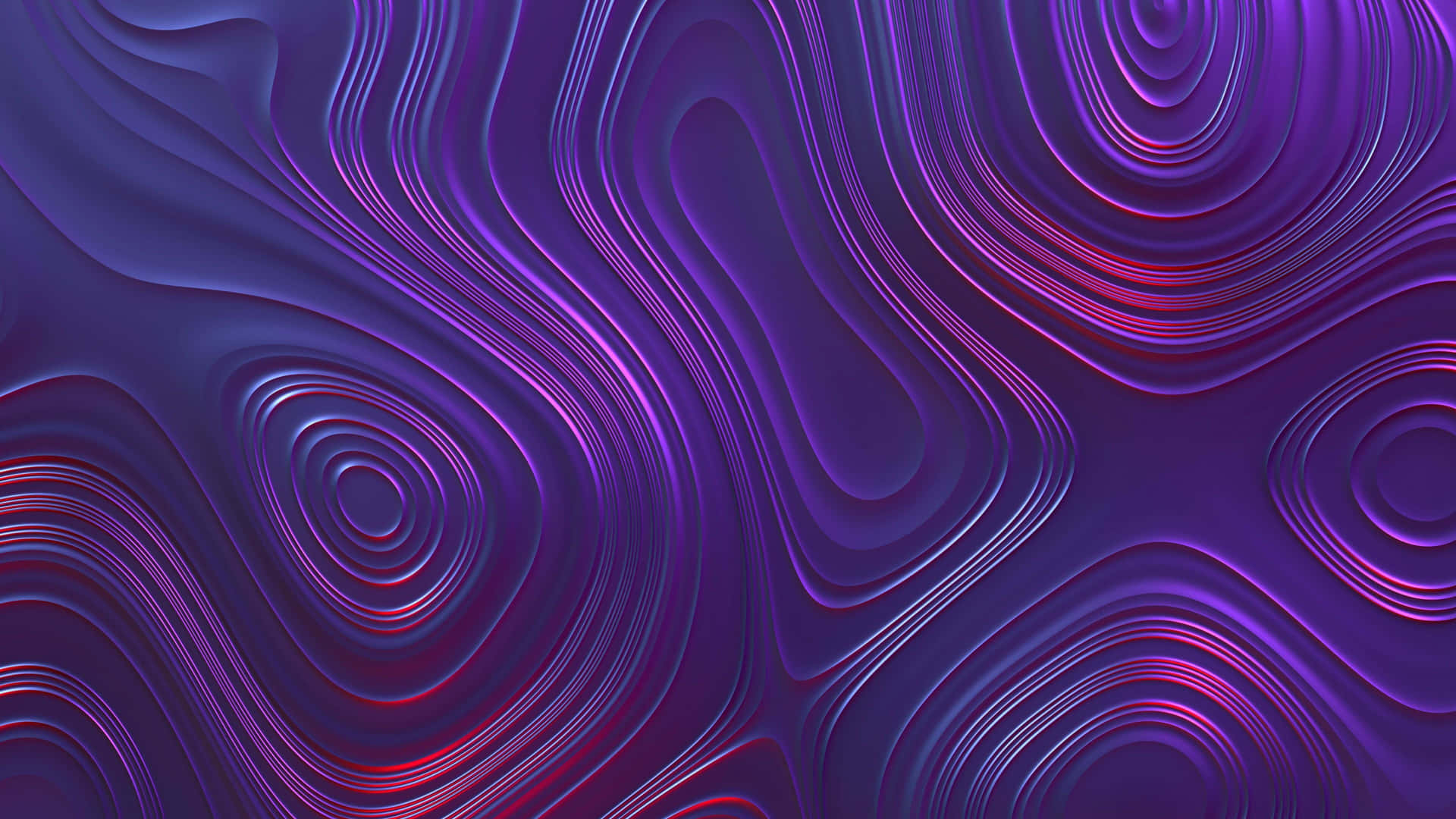 Geometric Shapes in Bright Purple Splash Wallpaper
