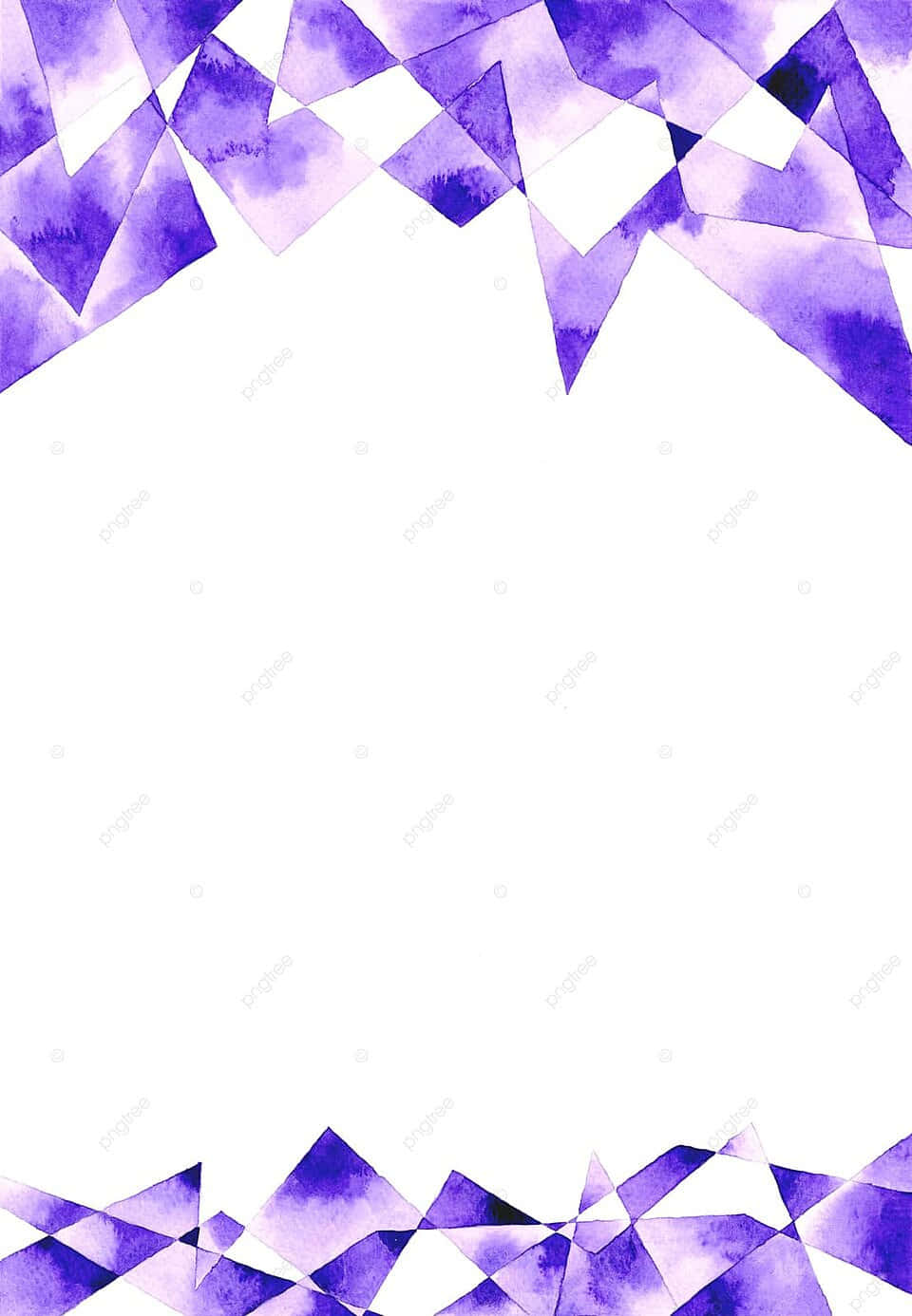 Purple Abstract Polygon Frame Wallpaper