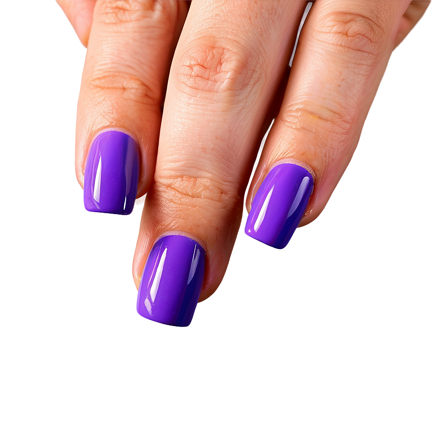 Purple Acrylic Nails Looks Png Qab PNG