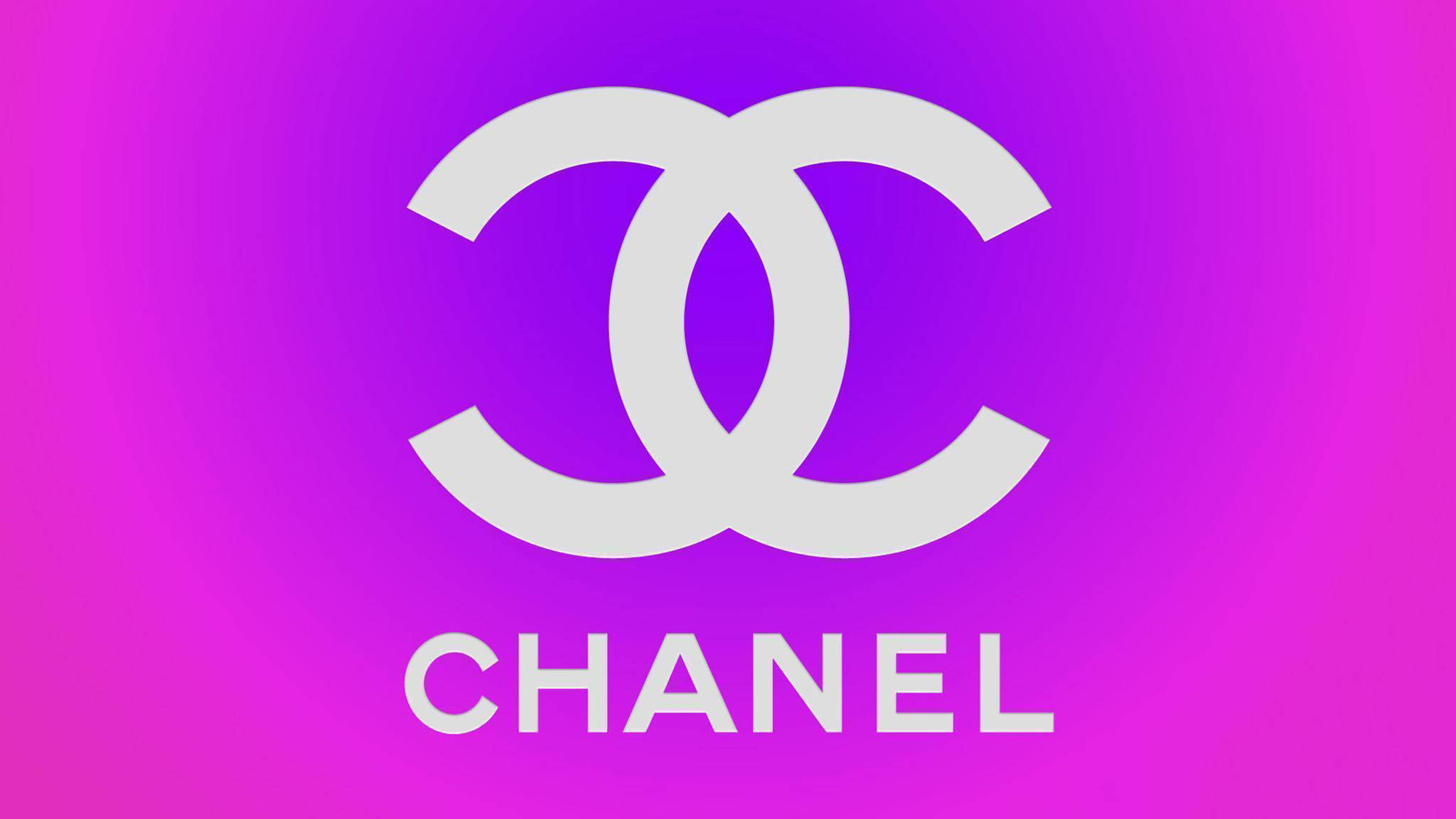 Purple Aesthetic Chanel Logo