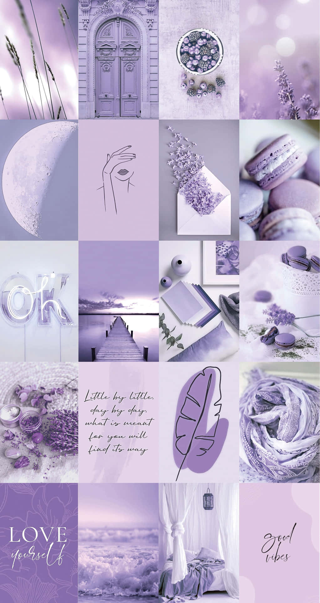 Sea Purple Art Wallpapers - Purple Aesthetic Wallpapers iPhone