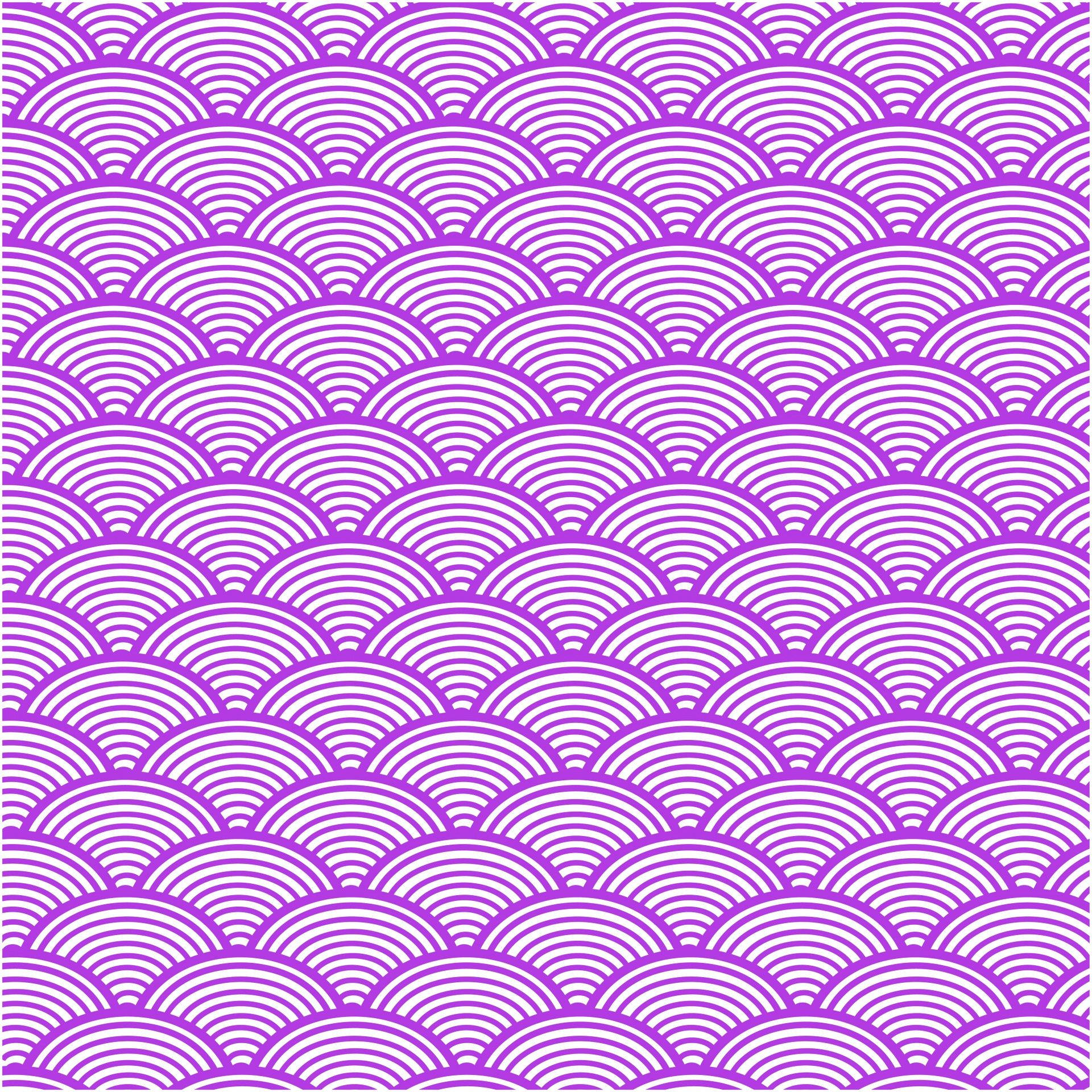 Purple Aesthetic Japanese Waves Wallpaper