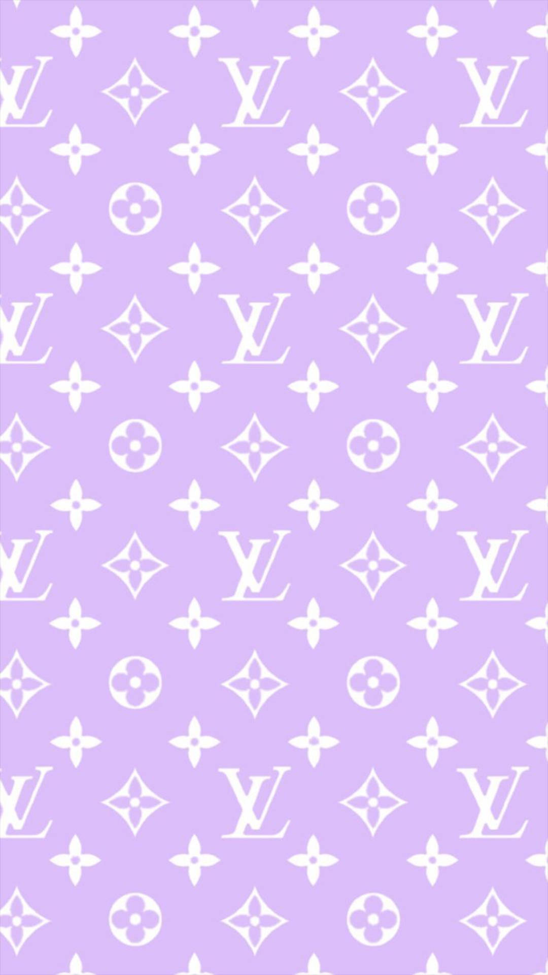 Purple Aesthetic Louis Vuitton Phone Background