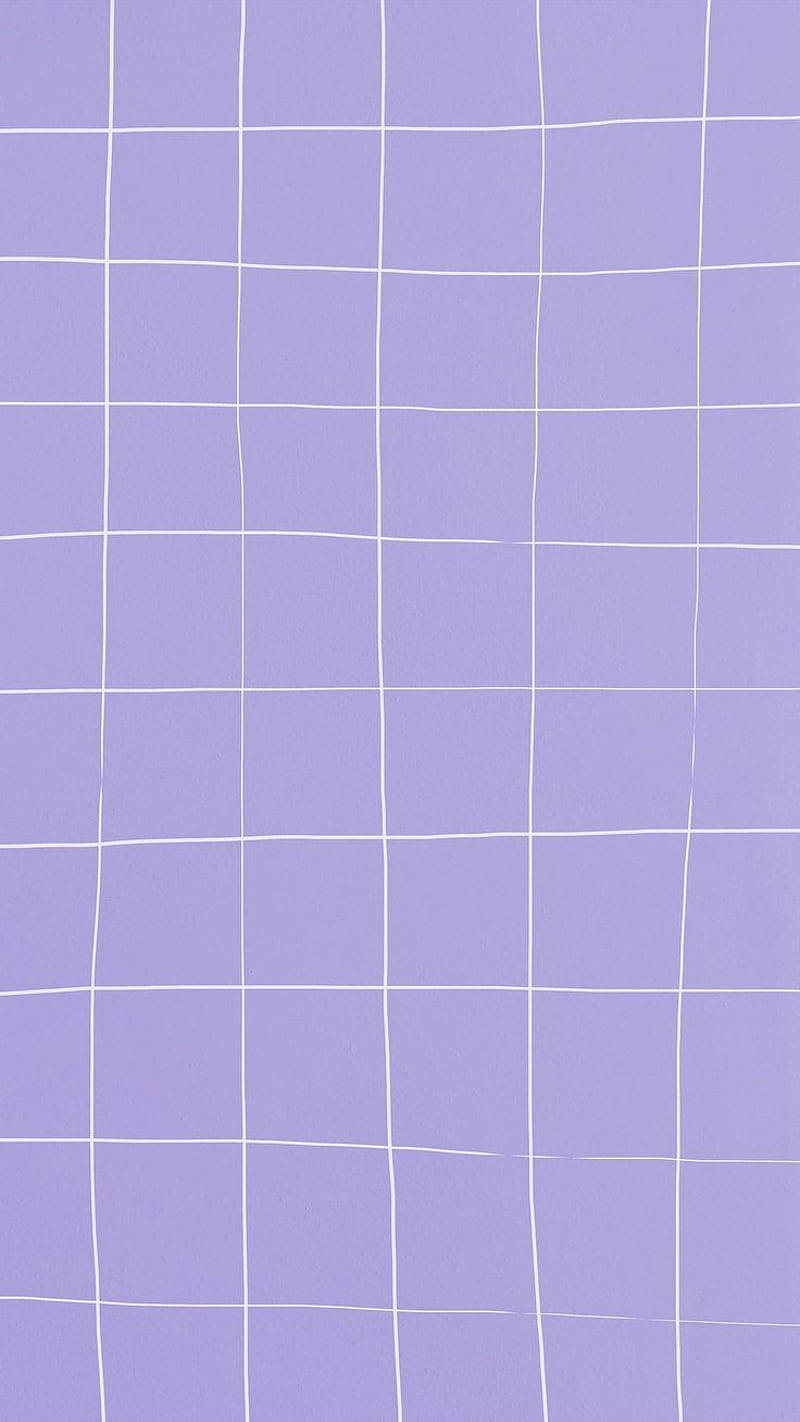 Download Purple Aesthetic Phone White Grid Wallpaper 