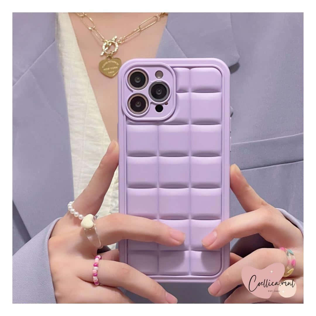 Purple Aesthetic Phone Case Picture