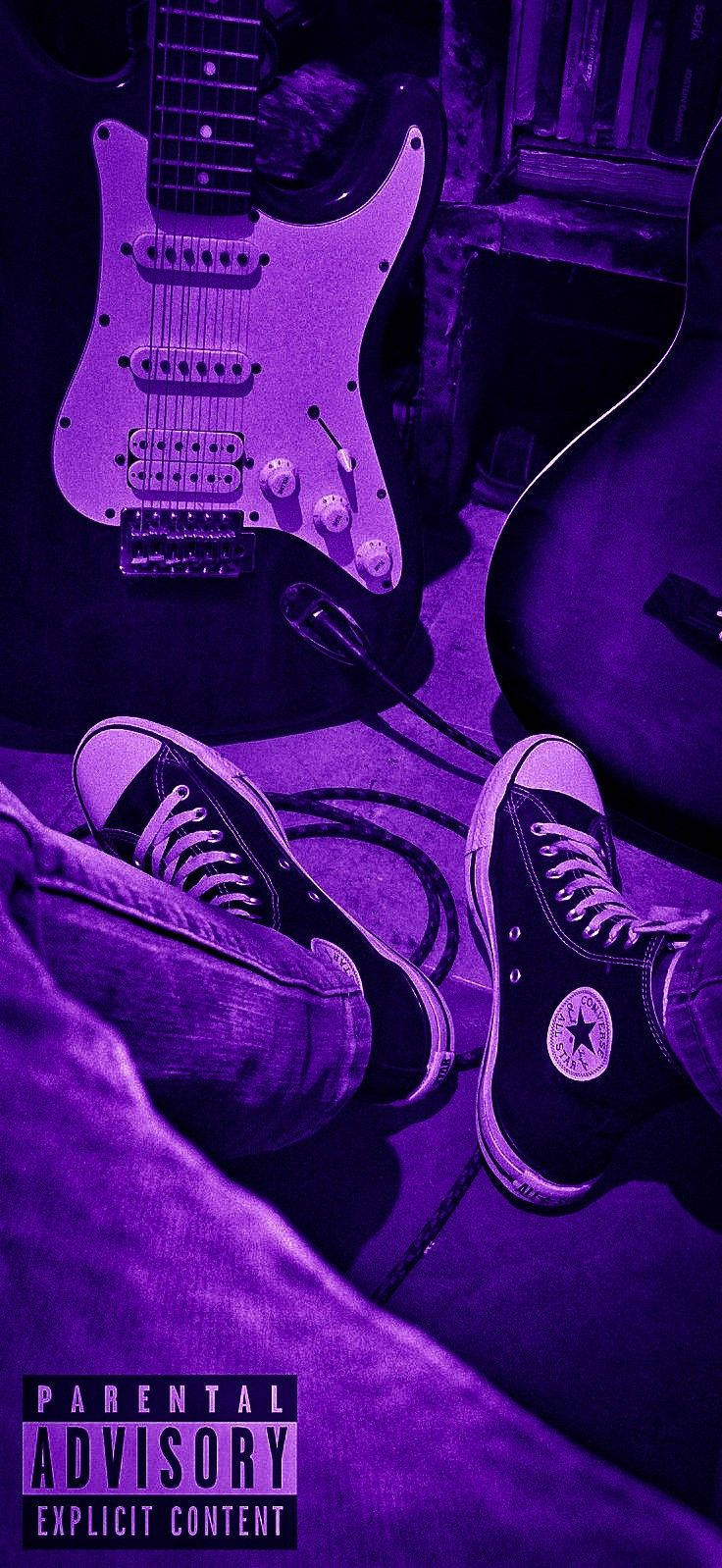 Purple And Black Aesthetic Album Cover