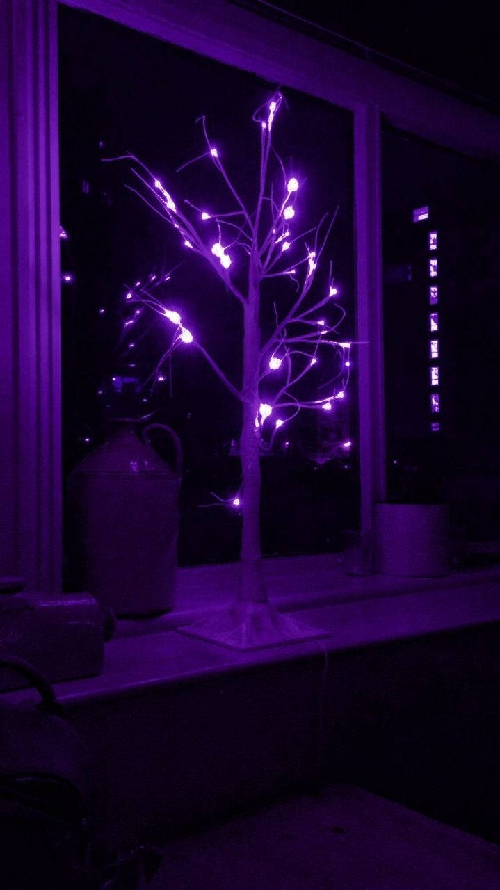 Purple And Black Aesthetic Christmas Tree