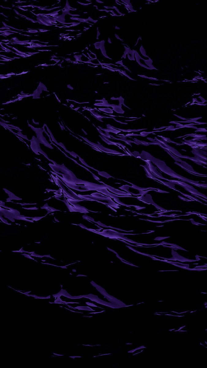 Purple And Black Aesthetic Waves Wallpaper