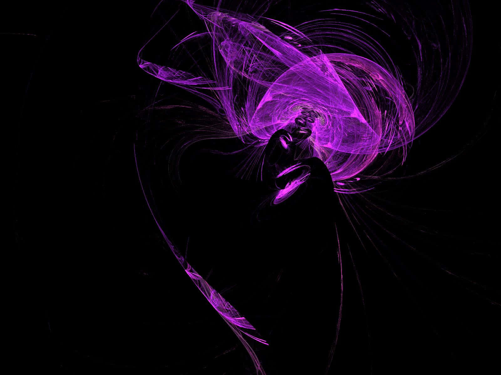 Dynamic Purple and Black Background