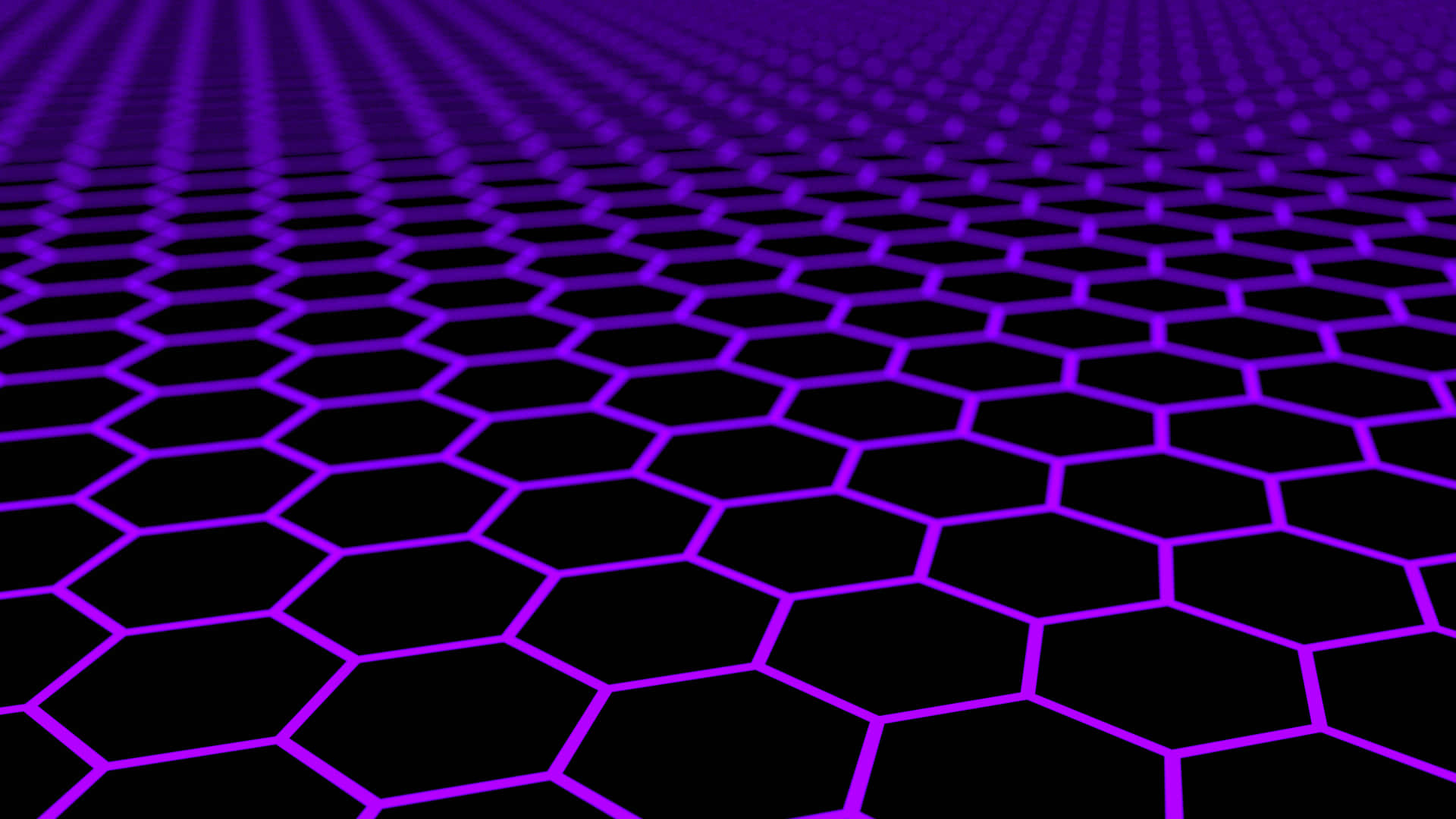 Purple And Black Hexagon Background