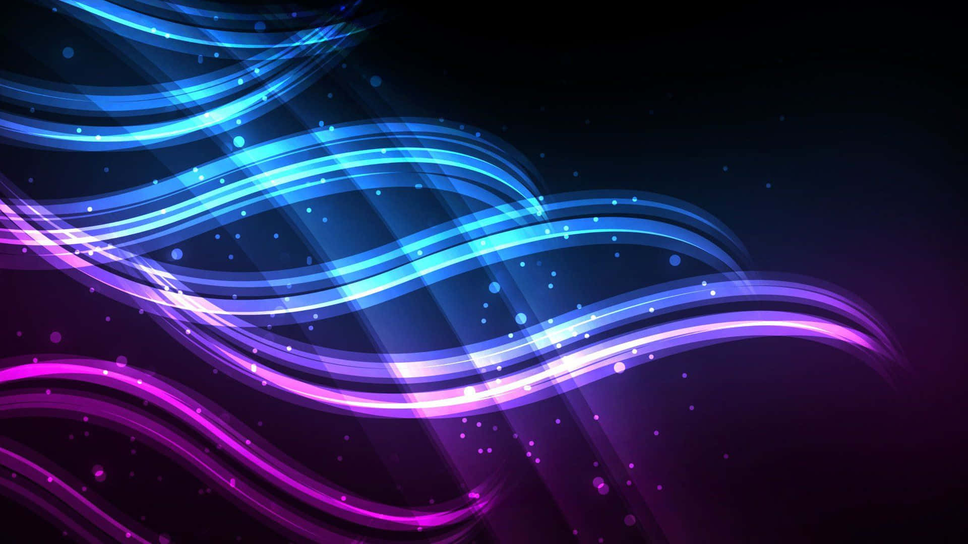 A Purple And Blue Background With Waves