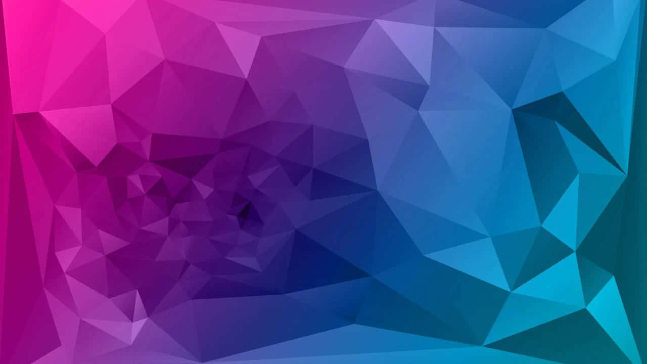 A Colorful Background With Triangles