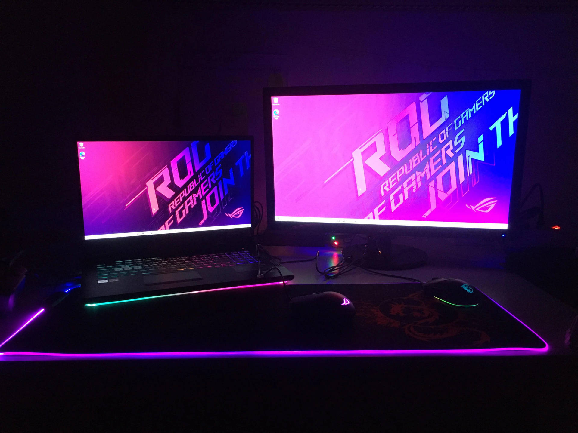 Purple And Blue Desktop Computer Wallpaper