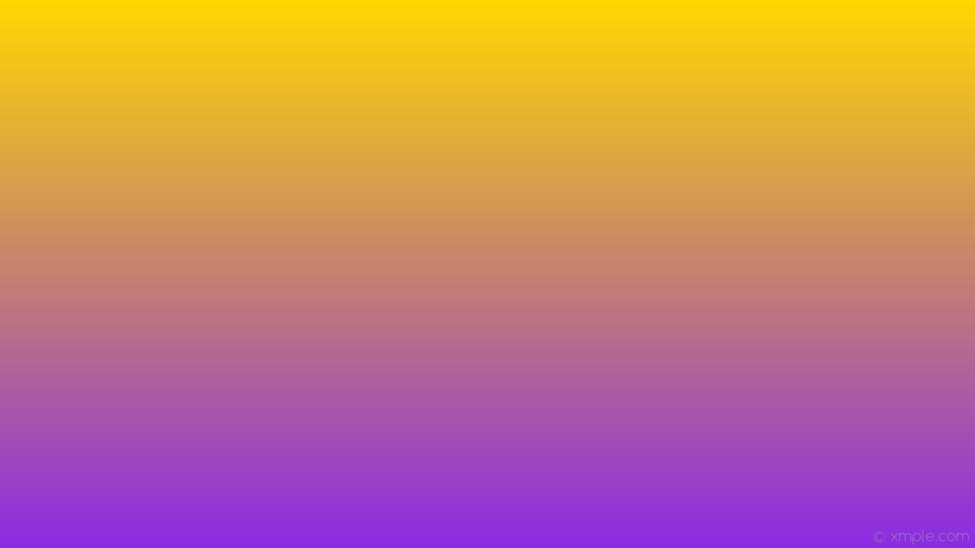 Gradient Yellow With Purple And Gold Background
