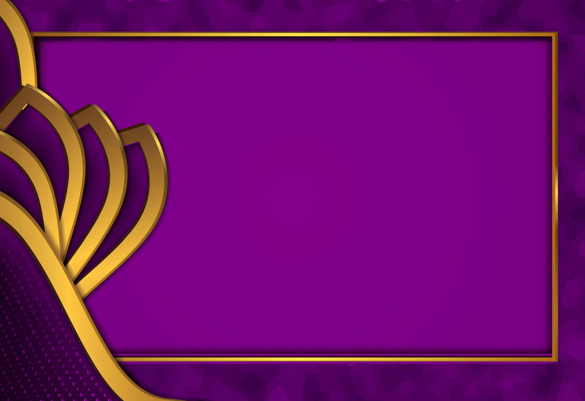 Square Purple And Gold Background