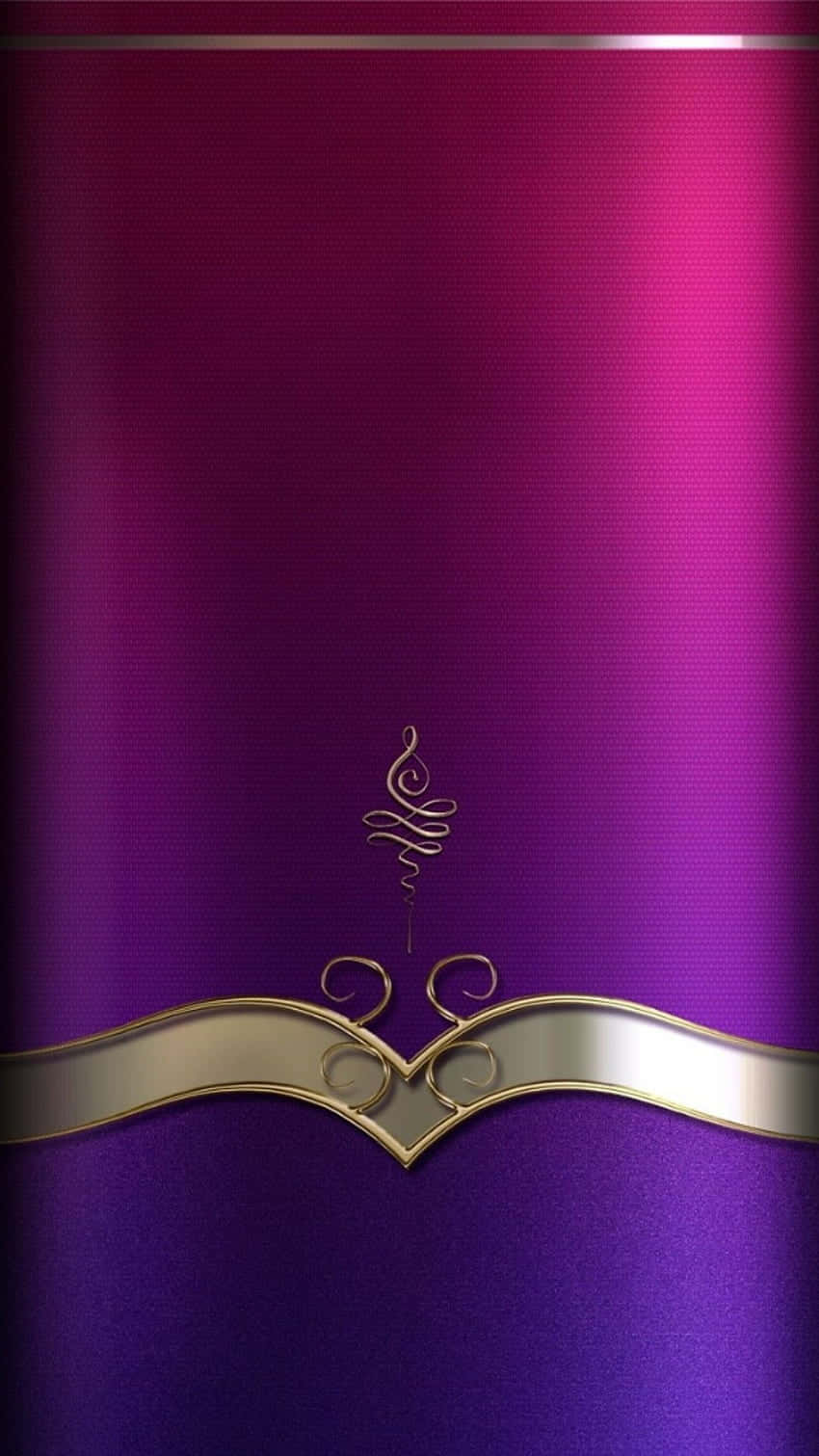 Crown Purple And Gold Background