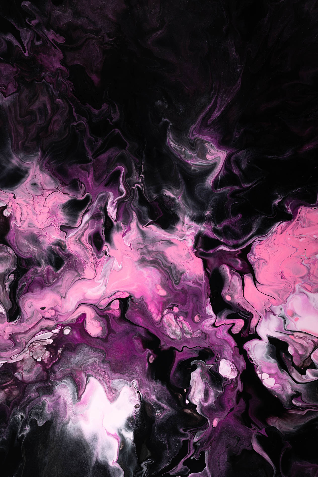 Purple And Pink Dark Abstract