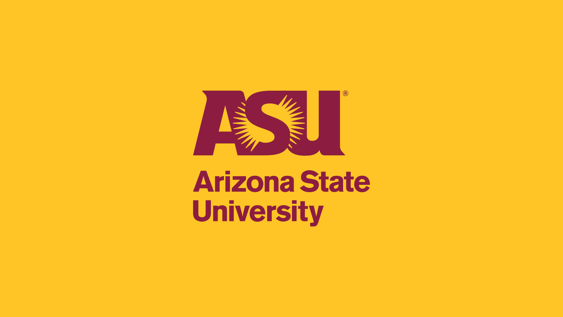 Purple And Yellow Arizona State University Wallpaper