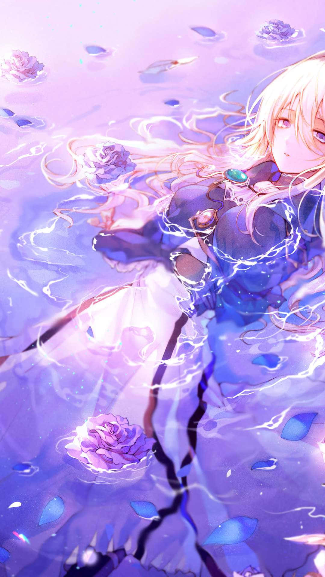 Anime Girl Purple - Anime, Purple Aesthetic Girl HD phone wallpaper | Pxfuel