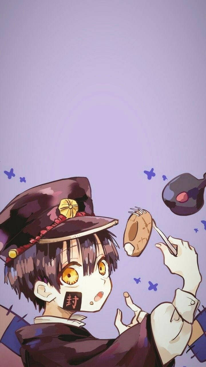 Purple Art Hanako-kun Background