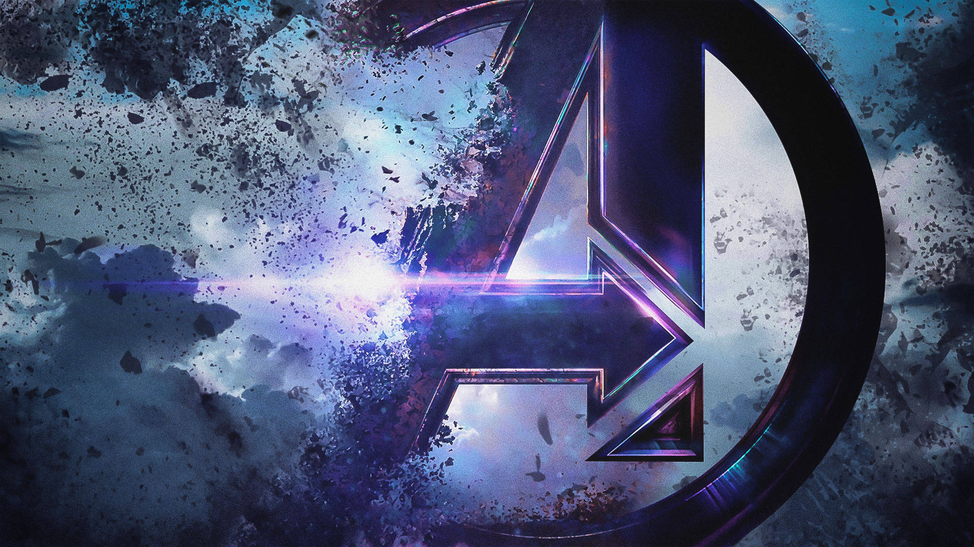 Purple Avengers Logo Wallpaper