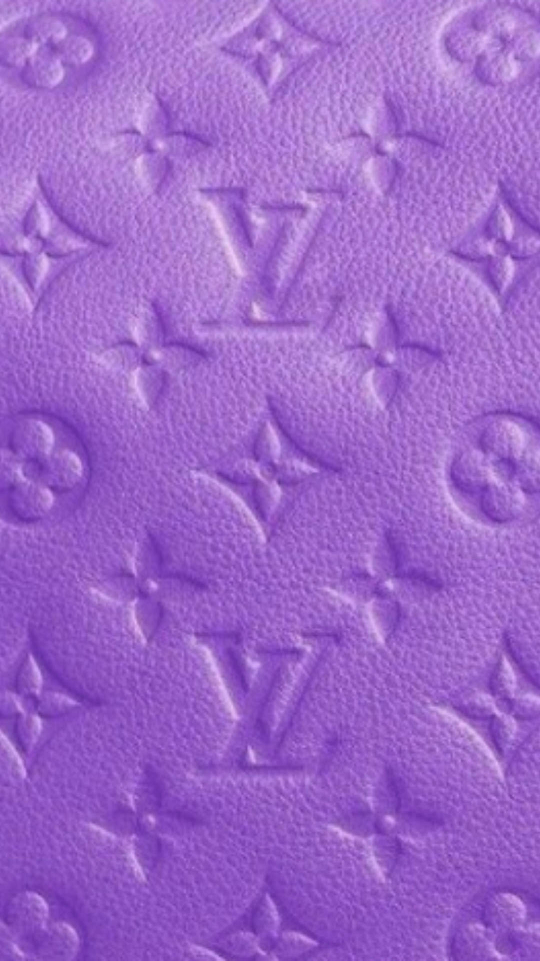 Louis Vuitton Girly Logo Purple Baddie Background