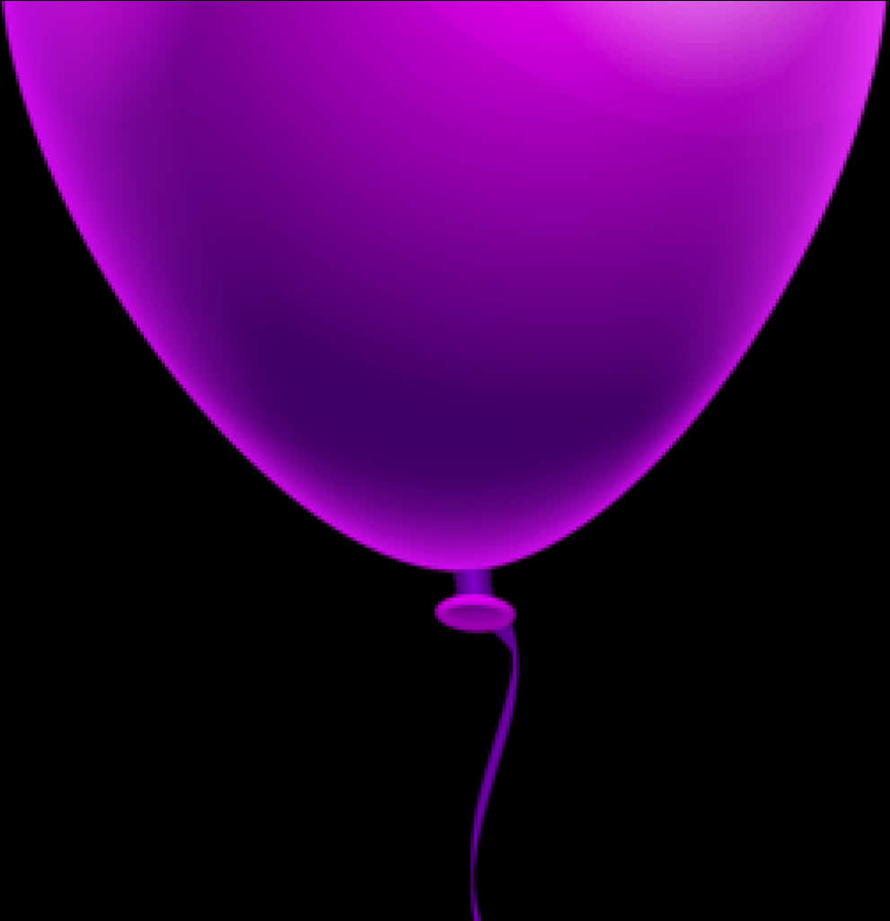 Purple Balloon Transparent Background.png PNG
