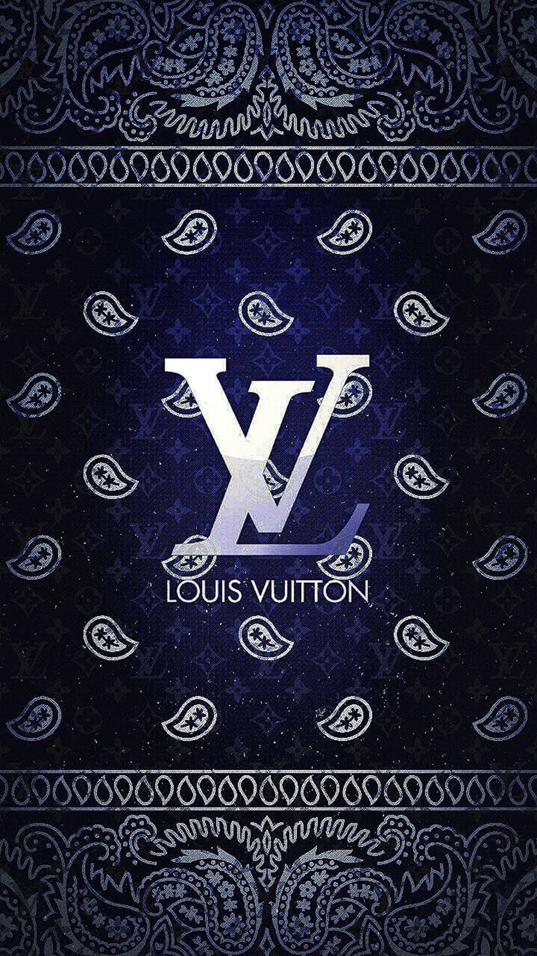 Purple Bandana Louis Vuitton Phone Wallpaper