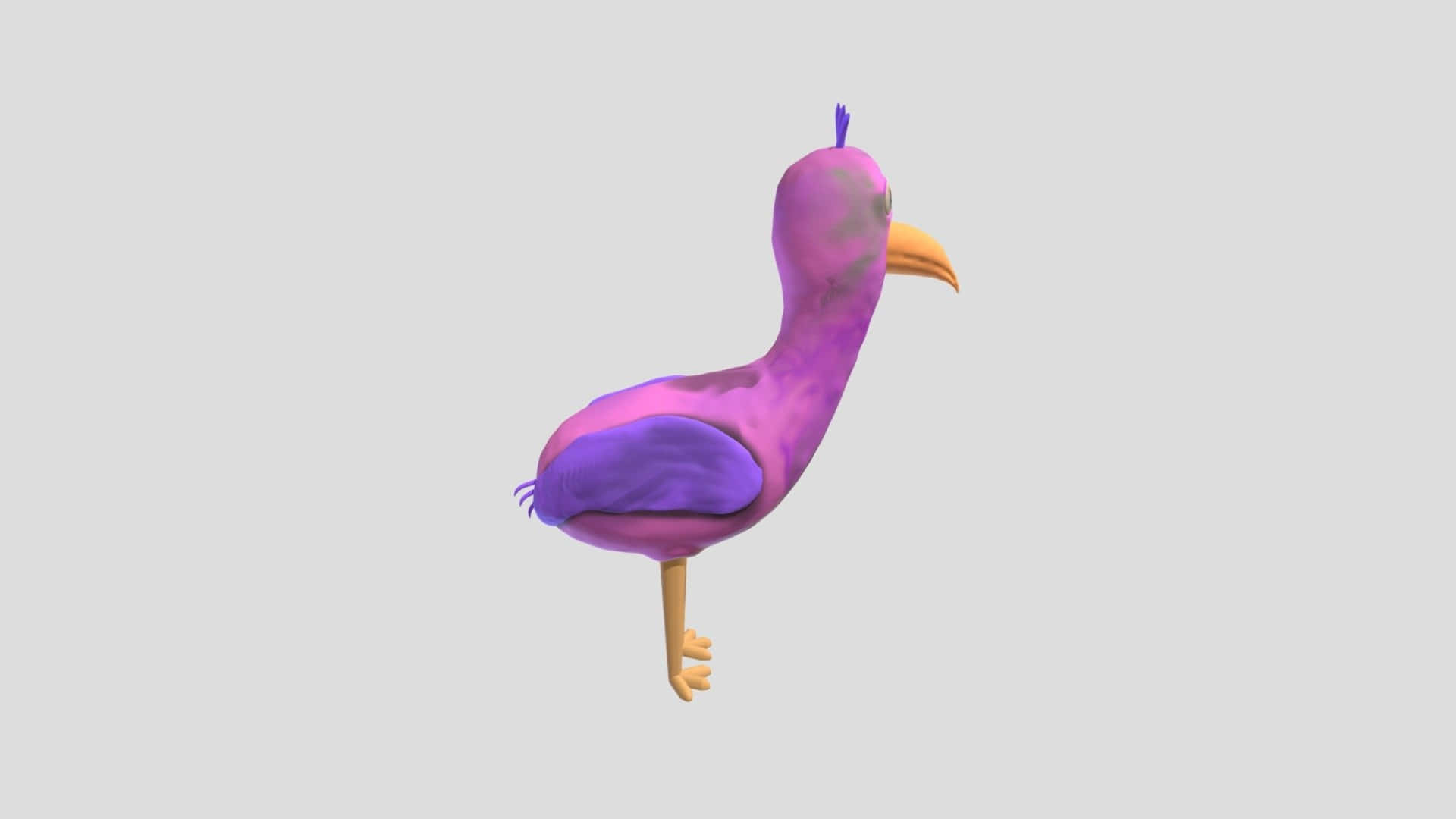 Purple Bird Character Garten Of Banban Wallpaper