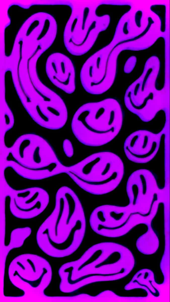 Purple Black Abstract Pattern.jpg Wallpaper