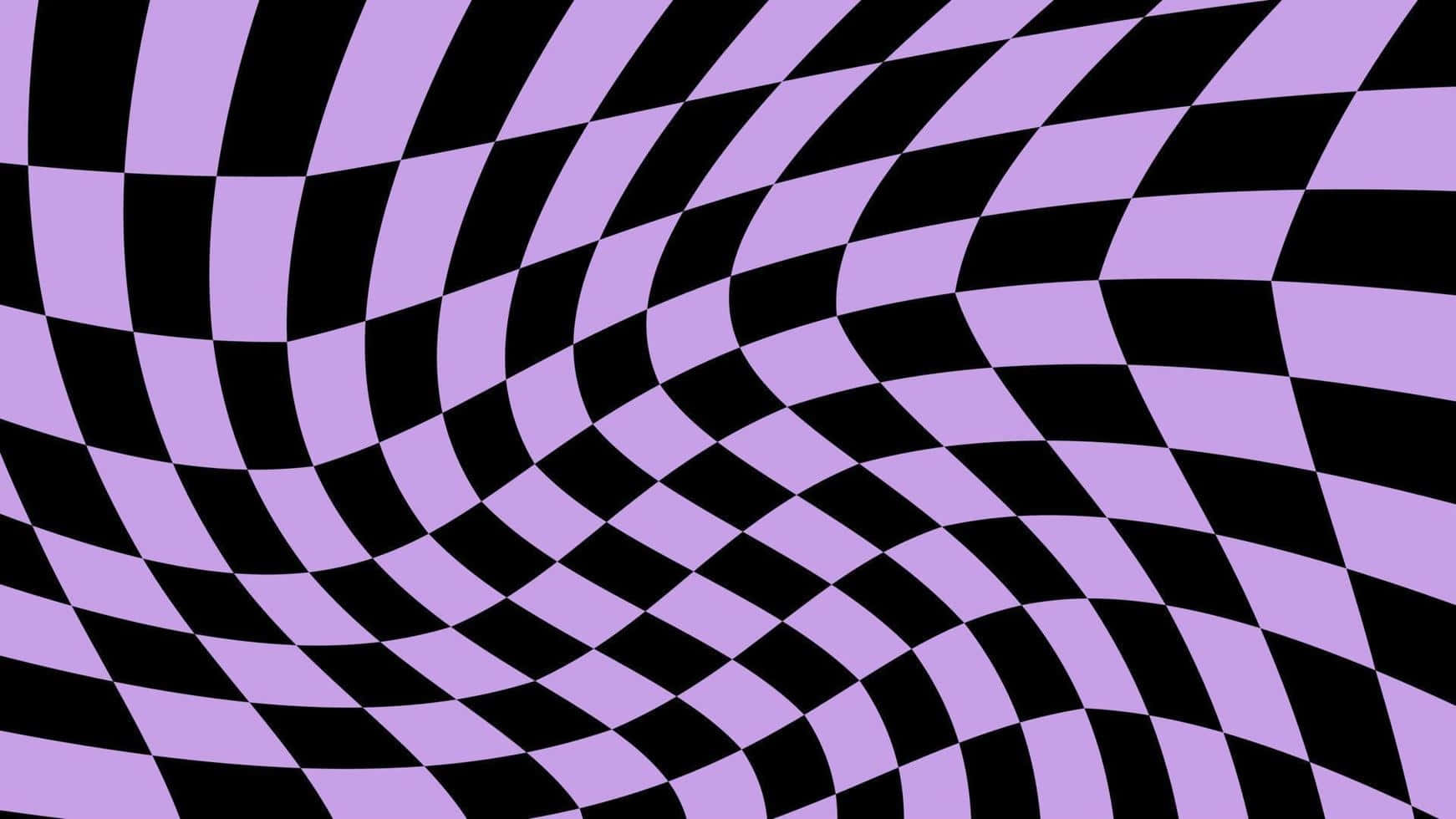 Purple Black Wavy Pattern.jpg Wallpaper