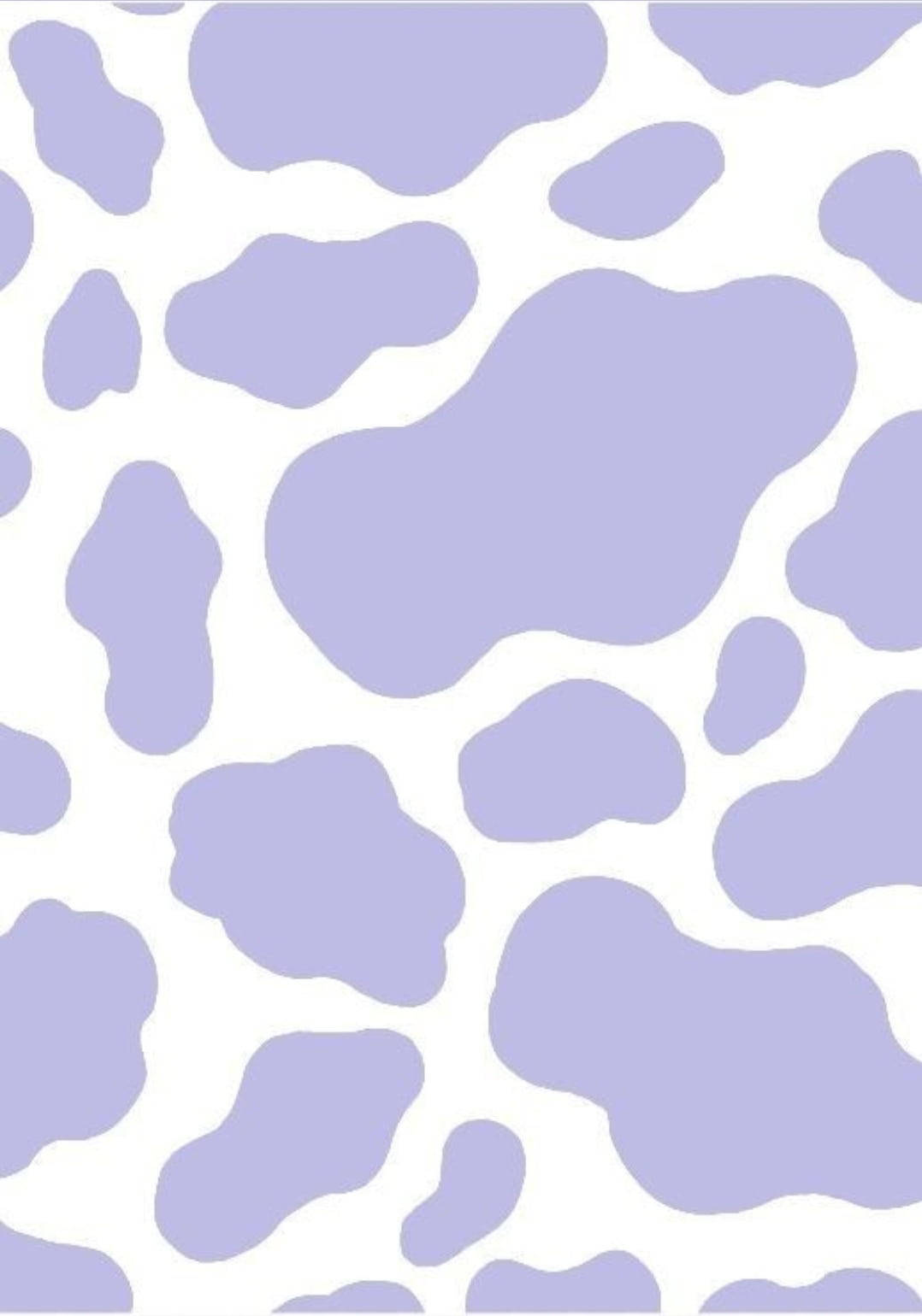 Purple Blobs As Cute Leopard Print