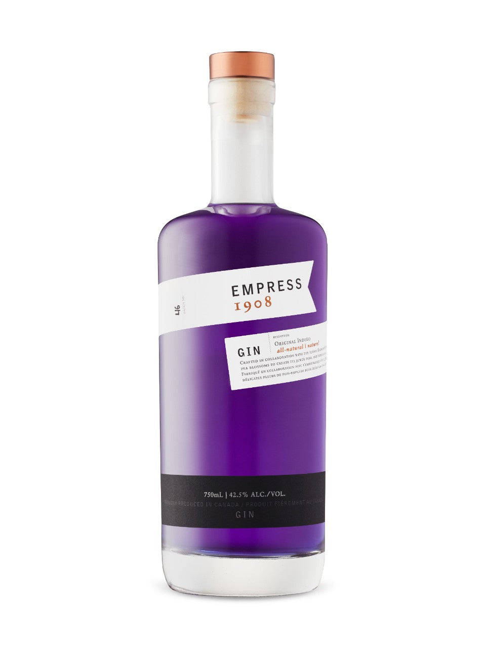 Purple Bottle Of Empress 1908 Gin Wallpaper
