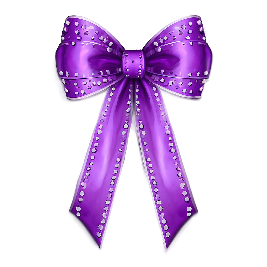 Purple Bow Png 05062024 PNG