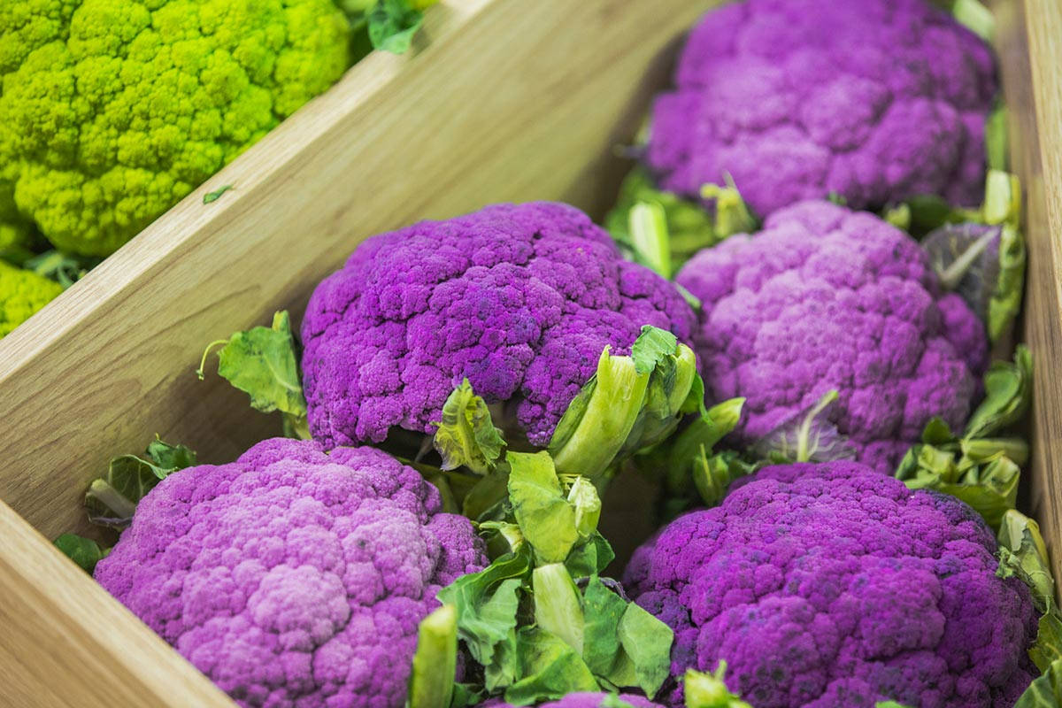Purple Broccoli In A Box