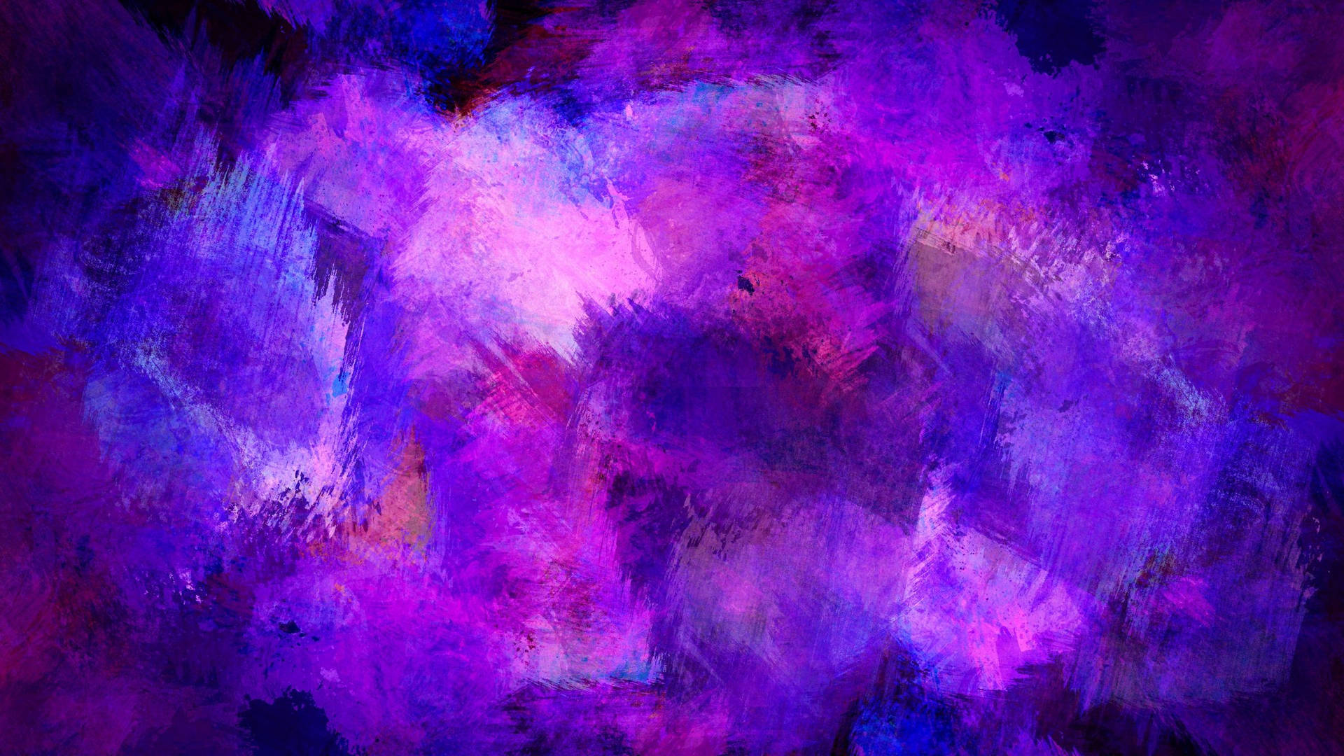 Purple Brushstrokes Grunge Texture Wallpaper