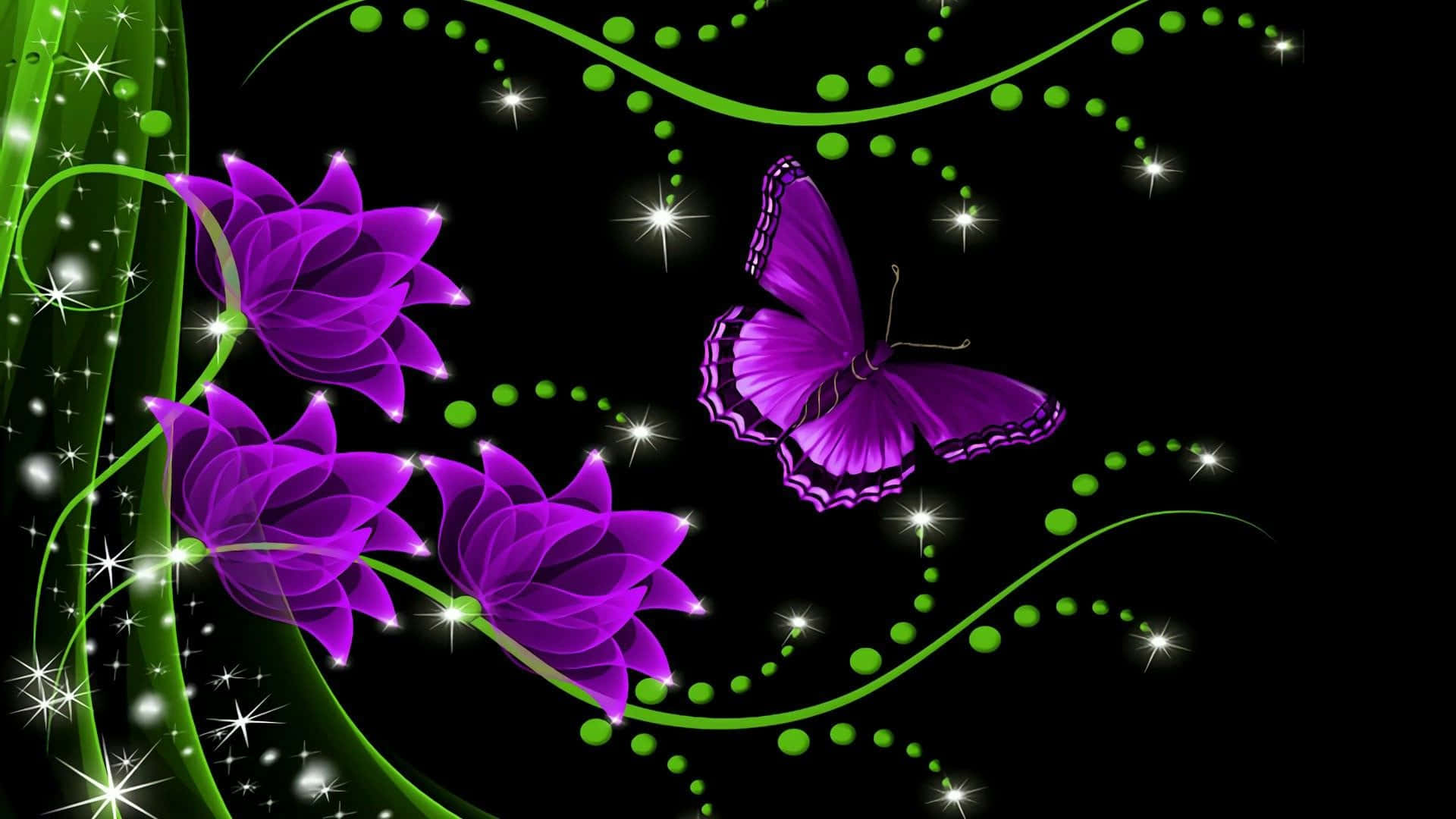 Download Purple Butterfly Background | Wallpapers.com
