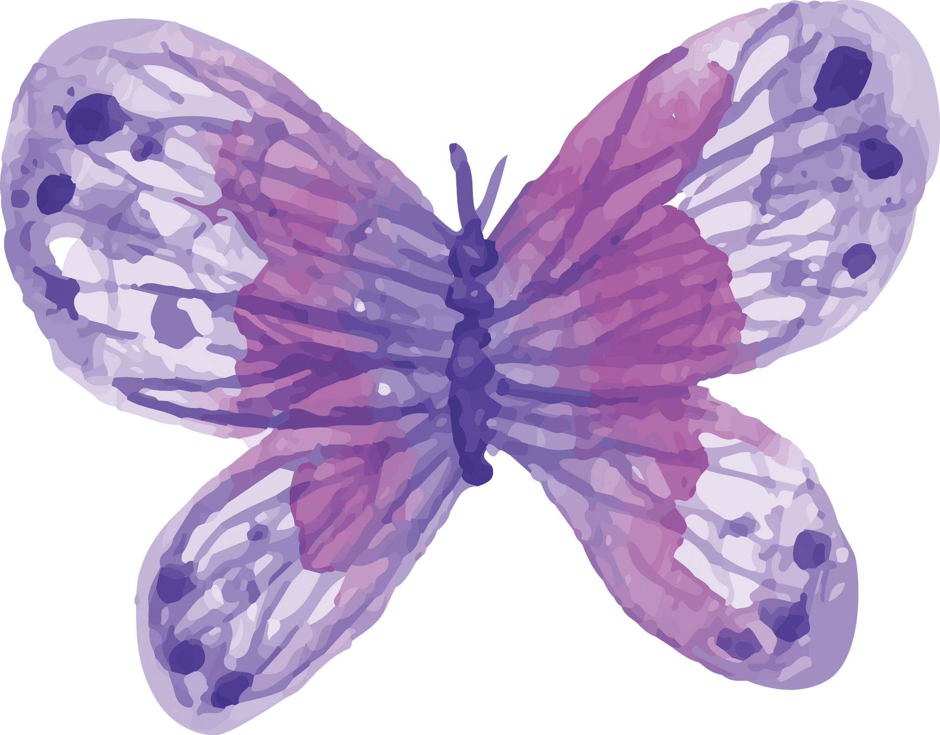 Purple Butterfly Transparent Background PNG