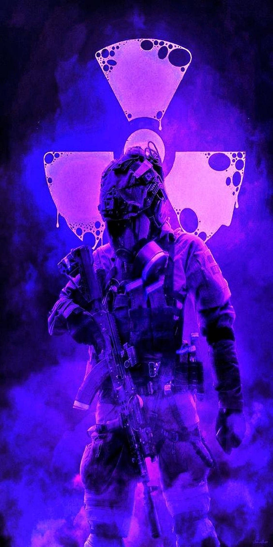Purple Call Of Duty Phone Wallpaper