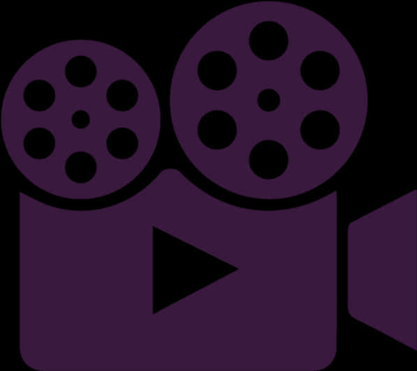 Purple Camera Logo Graphic PNG