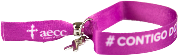 Purple Cancer Support Wristband PNG