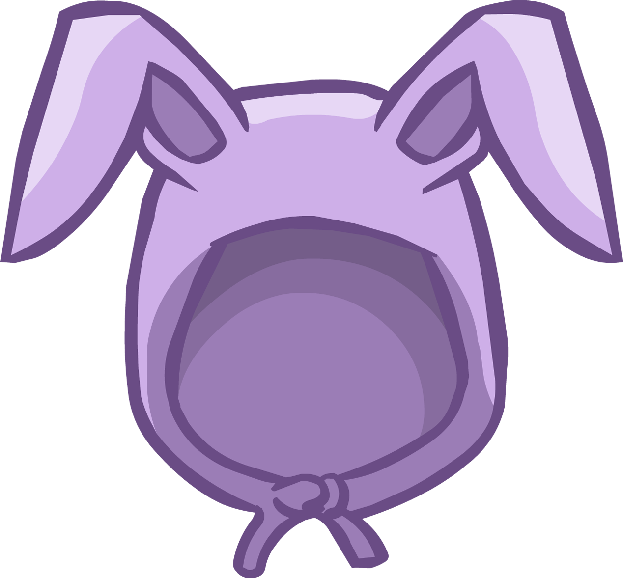 Purple Cartoon Bunny Ears PNG