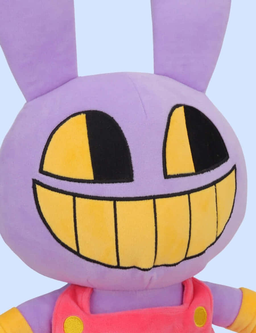 Purple Cartoon Bunny Plush Toy Wallpaper