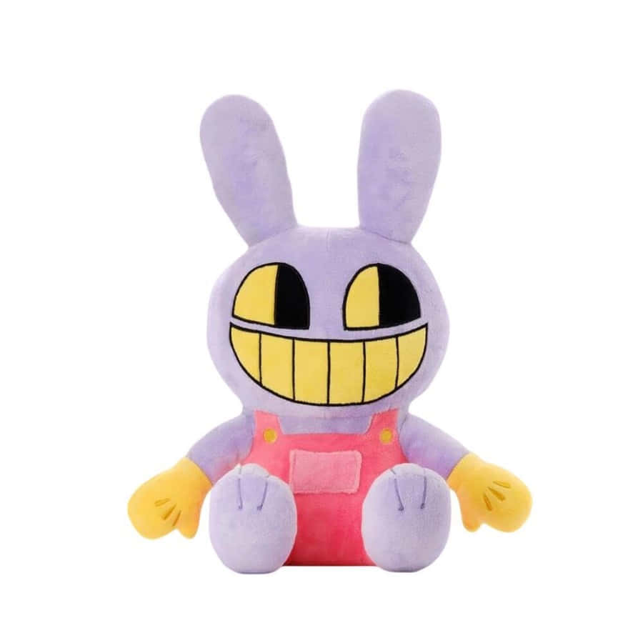 Purple Cartoon Bunny Plush Toy Wallpaper