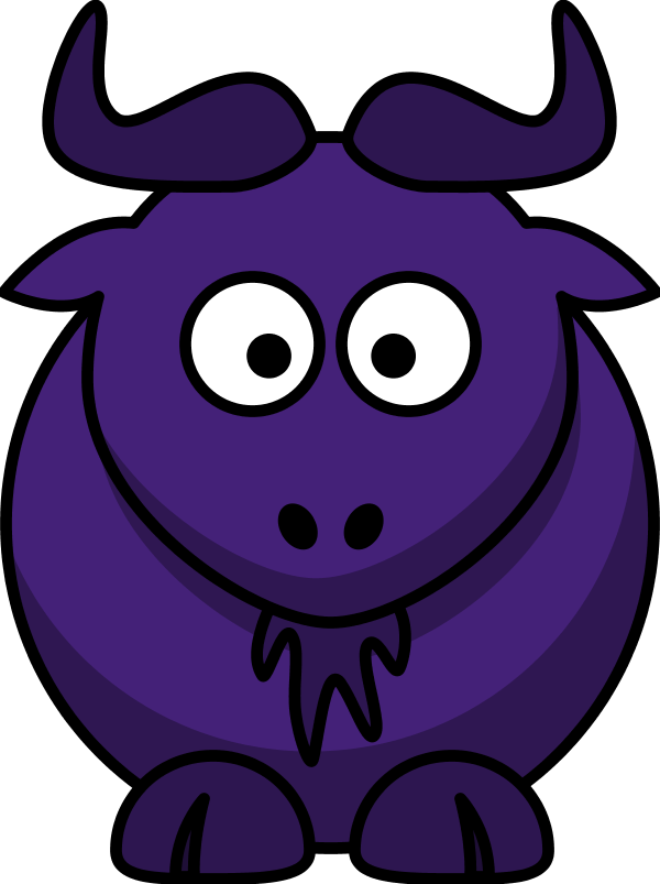 Purple Cartoon Monster PNG