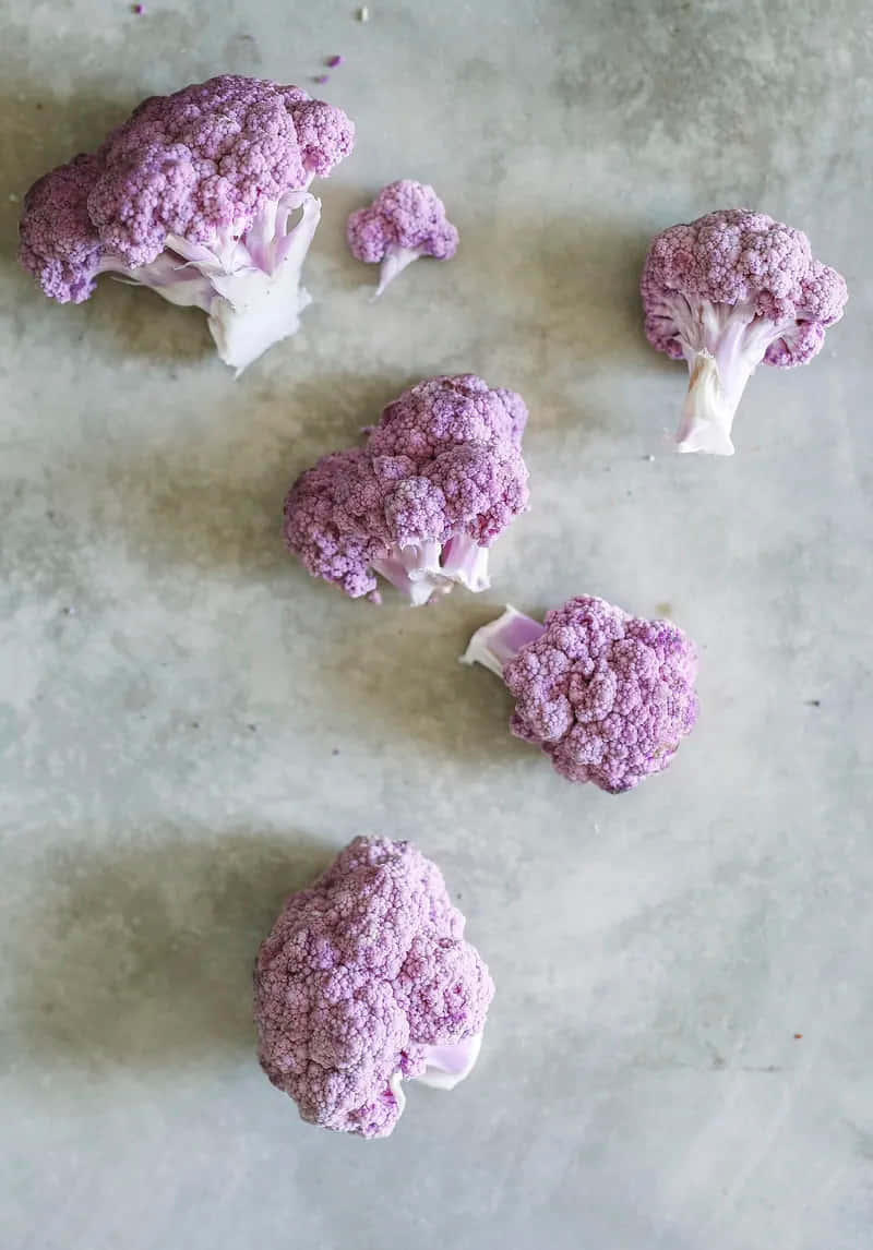 Vibrant Purple Cauliflower Wallpaper